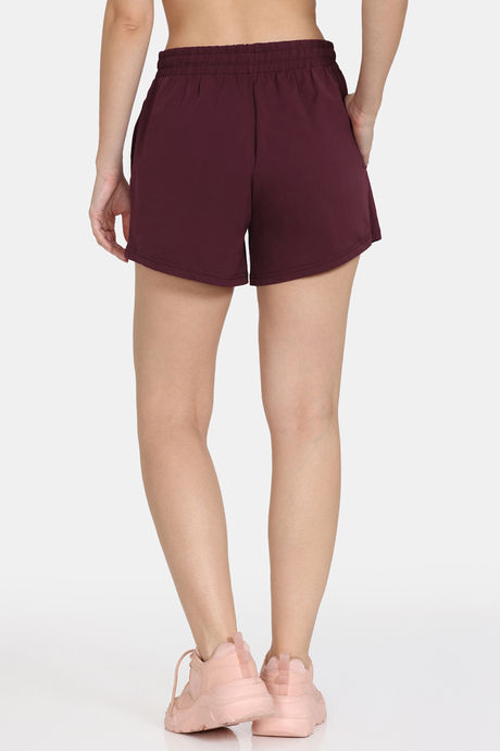 Zelocity Quick Dry Gym Straight Fit Shorts - Windsor Wine — image 3
